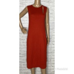N. Peal cashmere blend sleeveless sweater dress